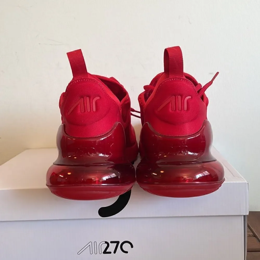 Nike Air Max 270 University Red USA Men Size 10/UK 9/EU 44(CV7544-600)
